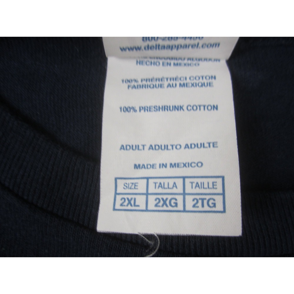 United States America Shirt Adult 2XL Blue Graphic Print Short Sleeve‎ Crew Neck - Picture 3 of 10